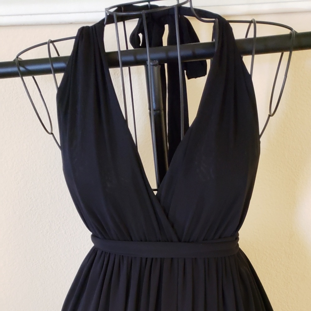 BCBGMaxAzria HALTER DRESS